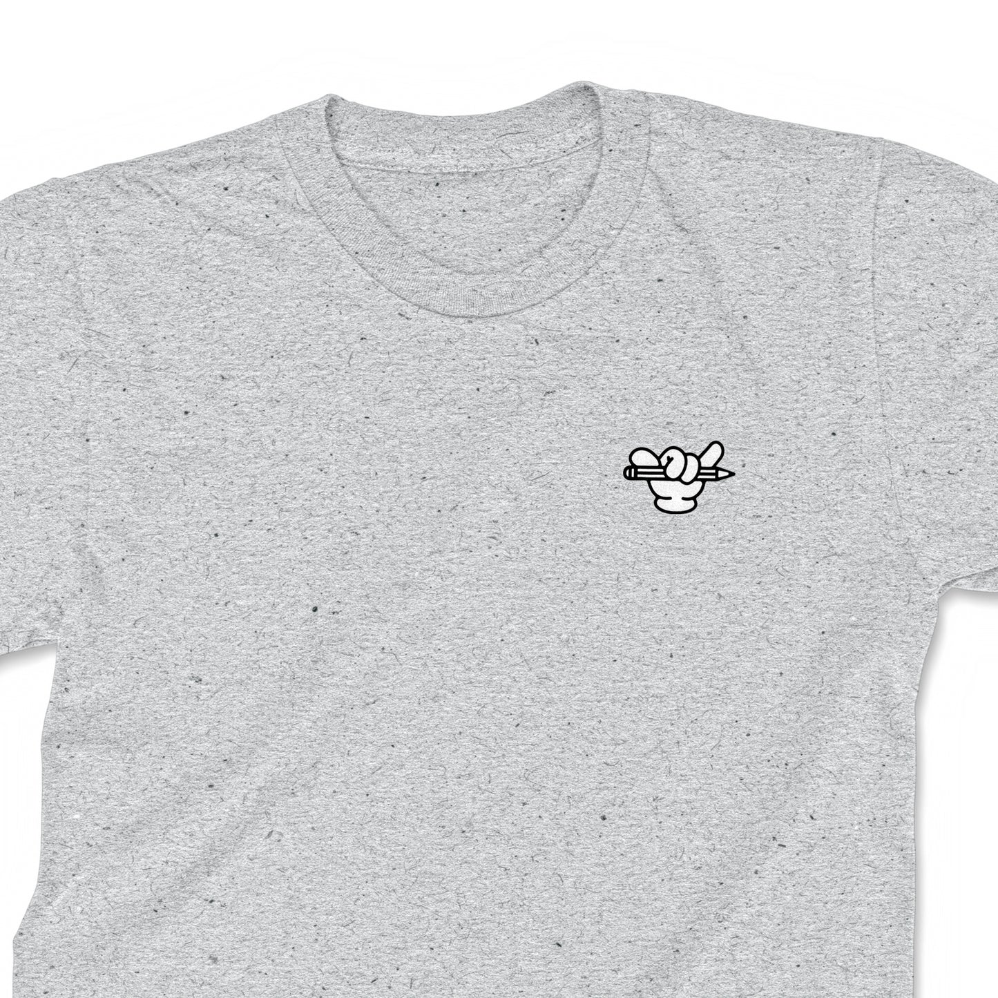 LOGO MONTAGE TEE - GREY