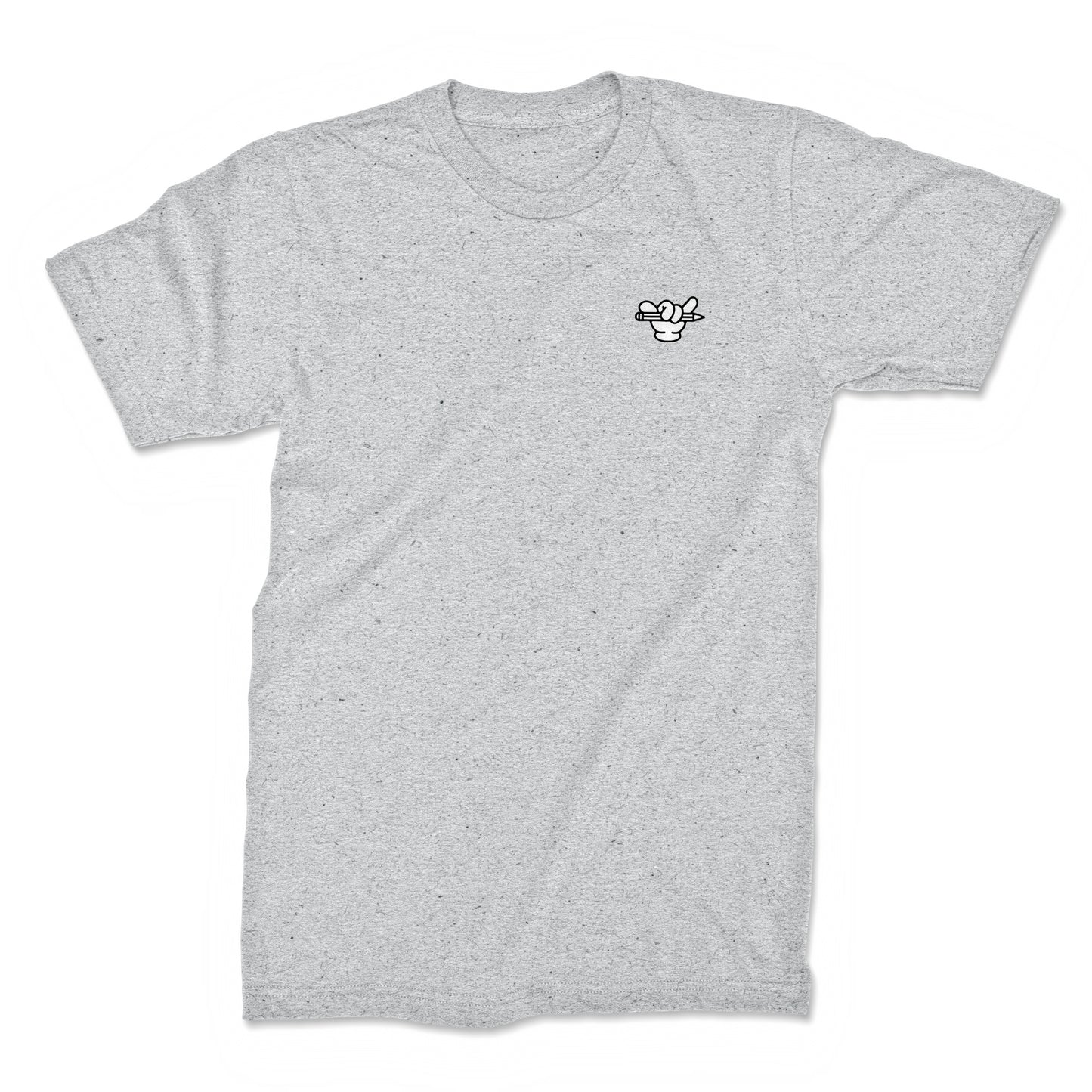 LOGO MONTAGE TEE - GREY