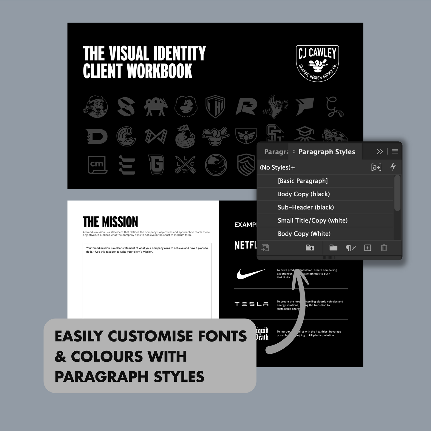 THE VISUAL IDENTITY CLIENT WORKBOOK TEMPLATE
